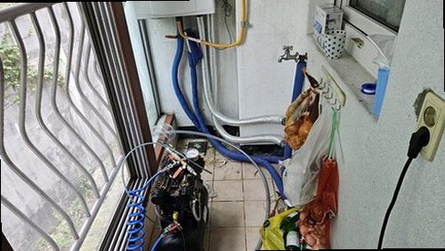 권선구 누수탐지 세류2동 누수탐지 베란다타일방수 부분 보수와 전체 교체 비교