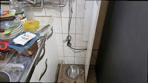 부산 서구 누수탐지 누수 위치를 확인하기 위해 배관과 벽체를 점검하는 장비
