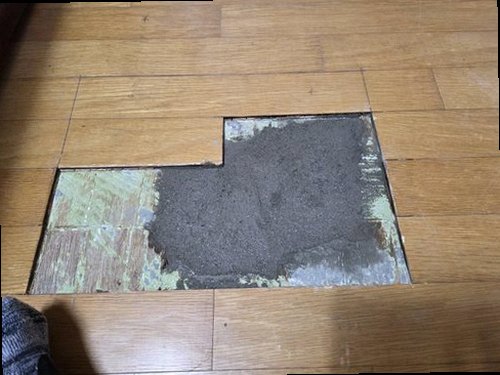 송파구 누수탐지 공압 게이지와 청음탐지 장비로 배관을 점검하는 모습