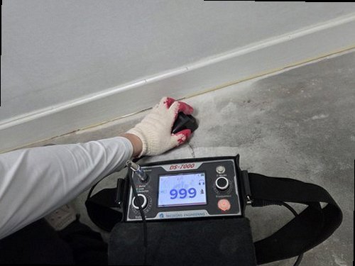 단원구 누수탐지 천장과 벽면에 나타난 누수 흔적을 확인하는 현장